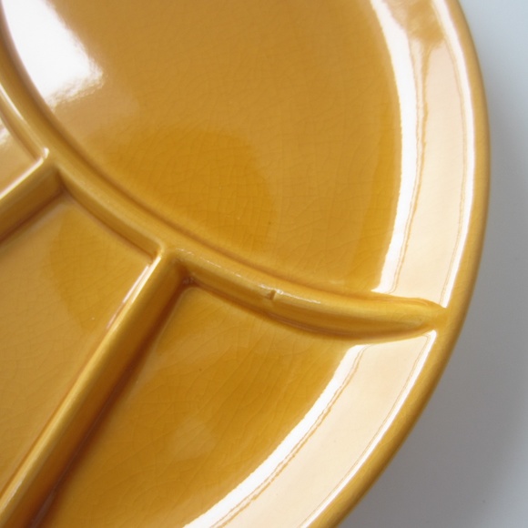 5 Vintage Japan Fondue Plates Mid-Century - Picture 4 of 7